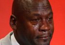 Heartbroken Michael Jordan overcome with emotions